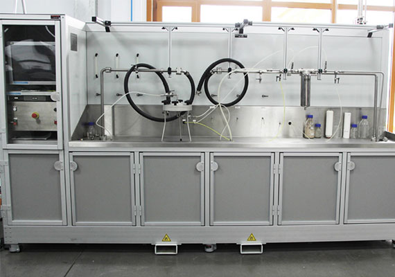 Filter element filtration performance laboratory